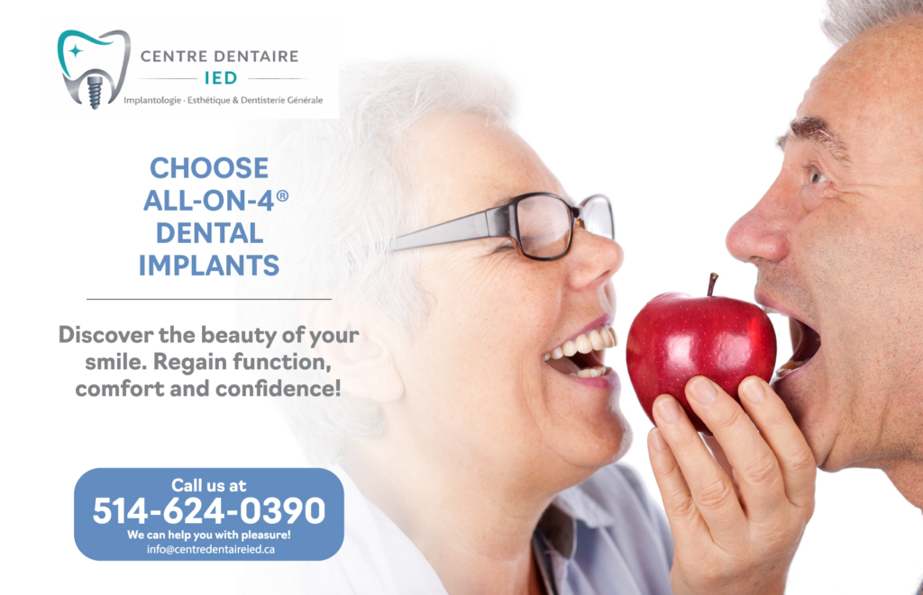 Centre Dentaire IED Implantologie Esthétique Dentisterie Générale Pierrefonds Montréal Quebec Dentistes